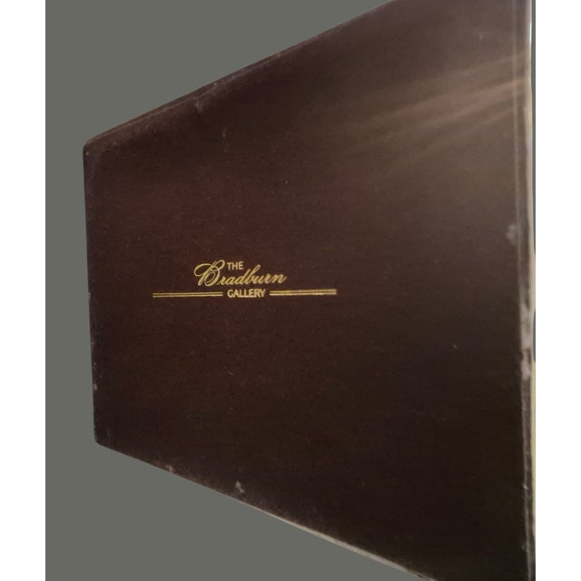 Amber Vintage Neoclassical Urn Swag Bradburn Gallery Glazed Pottery Table Lamp Original Finial For Sale - Image 8 of 13