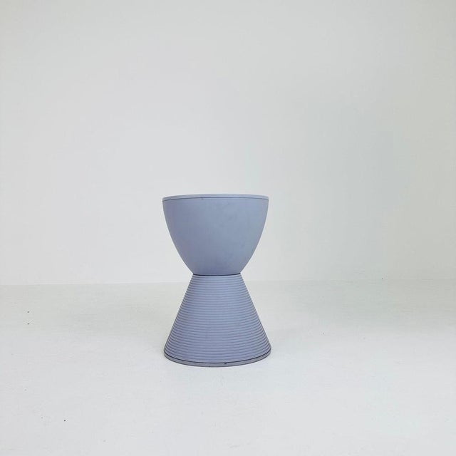 Vintage “Prince Aha” stool by Philippe Starck for Kartell, Italy 1996 Lila Color stool in plastic by Philippe Starck for...