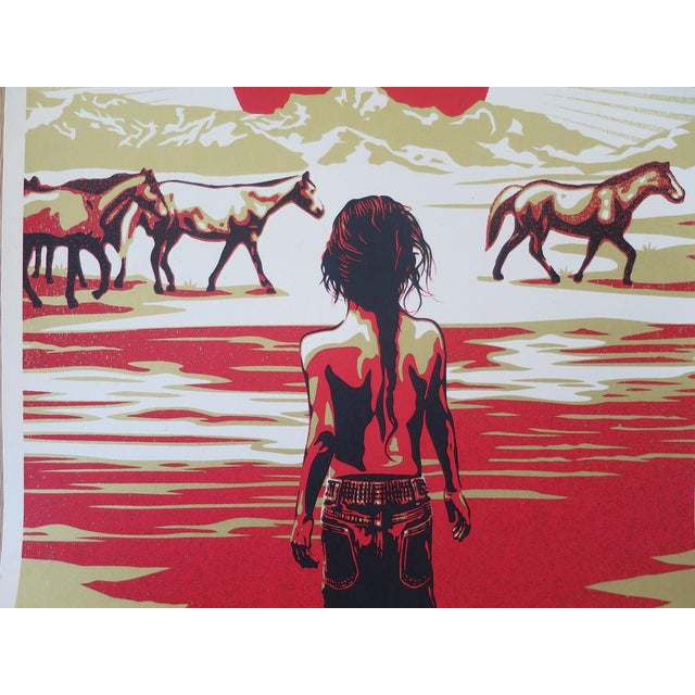 Shepard Fairey, Protect The Sacred, 2014, Handsigned Screenprint For Sale - Image 4 of 5
