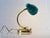 Gold Vintage Table Lamp with Metal Shade, Italy, 1950s For Sale - Image 8 of 16