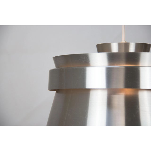 1960s Danish Aluminum Pendant Lamp, 1960s For Sale - Image 5 of 9