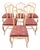 Vintage Mid 20c Gustavian Style Cerused Dining Chairs-Set of 6 For Sale