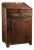 Early American Primitive Pine Standing Clerk’s Desk and Cabinet For Sale