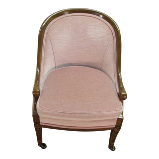 Karges Rounded Back Side Chair For Sale