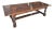 Farmhouse Plank Oak Refrectory Dining Table For Sale