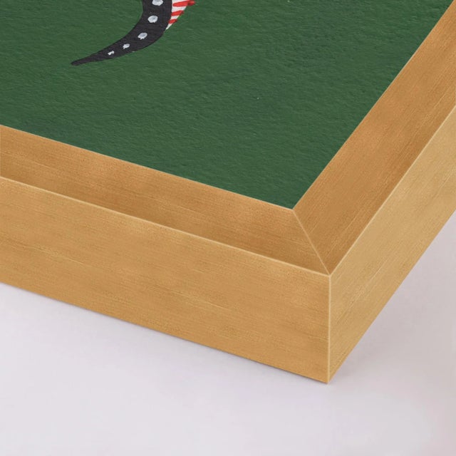 DESCRIPTION: Sushi & Cheeseburger by Willa Heart in Gold Frame, Small Art Print SPECIFICATIONS: Type: Framed Paper. Framed...