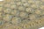 1920s Antique Mahal Rug With Muted Ochre and Indigo Blue Floral Medallions For Sale - Image 5 of 12