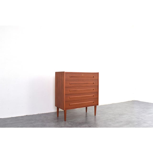 Wood Mid-Century Modern Danish Teak Chest of Drawers, 1960s For Sale - Image 7 of 16