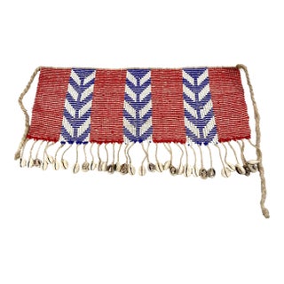 Early 20th Century Kirdi Beaded Cache Sexe Pikuran Cameroon For Sale