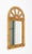 1970s Mid-Century Modern Arch Wall Mirror in Bamboo and Rattan, 1970s For Sale - Image 5 of 12