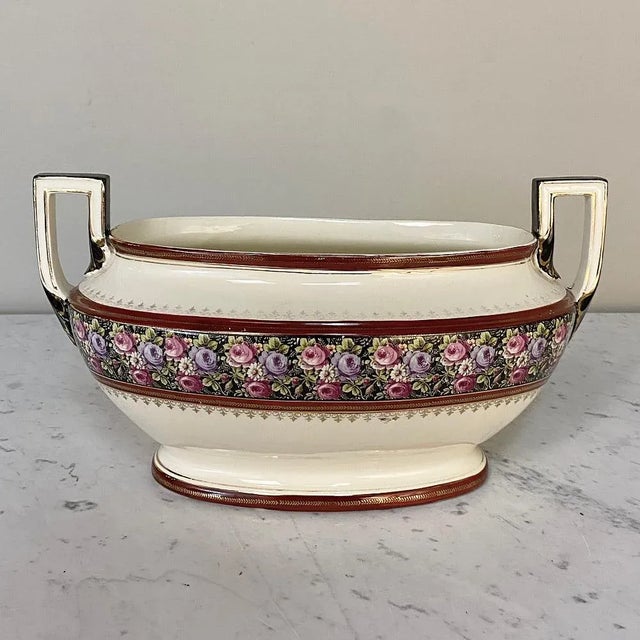 Early 20th Century Antique Boch Jardiniere For Sale - Image 5 of 11