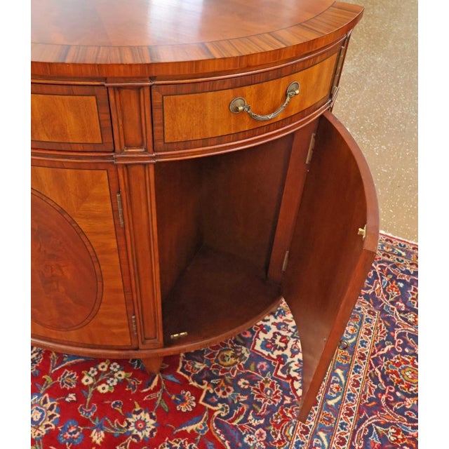Ethan Allen Mahogany Newport Collection Chest Buffet Server Sideboard Commode For Sale - Image 9 of 9