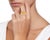 A classic, Cocktail ring 2.25 Carat Oval Cut Yellow Natural Sapphire &amp; Diamond 14 Karat Yellow Gold Ring Three rows of...