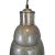Industrial Hammered Nickel Shalet Pendant For Sale In Los Angeles - Image 6 of 9