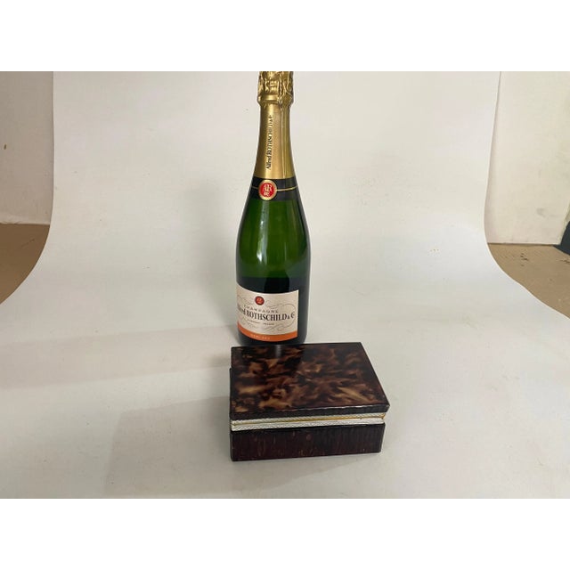 1970s Onyx Jewelry Box in Brown Color, Italy, 1970s For Sale - Image 5 of 7