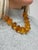 Modern 1980s Tiffany & Co., Paloma Picasso, 18k Yellow Gold and Amber Bead Necklace For Sale - Image 3 of 6