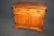 Eldred Wheeler Chippendale style server , solid Tiger maple , 1 drawer over 2 door , nice natural worn patina .