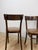 Brown Pair of Vintage Walnut Bentwood Chairs, Curved Wood Accent Seating For Sale - Image 8 of 14