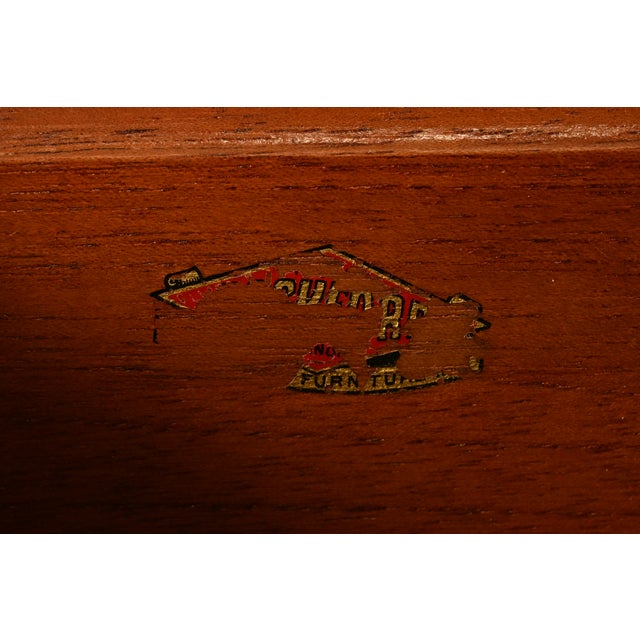 Antique Victorian Renaissance Revival Carved Mahogany Inlaid Marquetry Sideboard by Rockford Furniture, Circa 1920s For Sale - Image 15 of 18