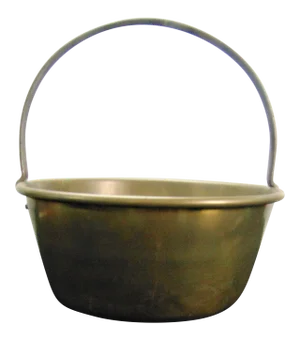 Primitive Handmade Copper & Iron Bucket