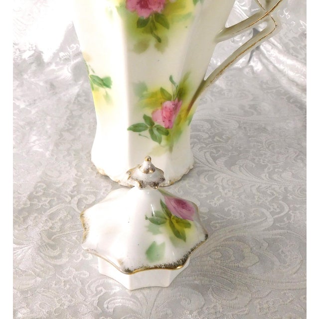 Late 18th Century Reinhold Schlegelmilch Rs Prussia Chocolate Pot With Six Cups For Sale In San Francisco - Image 6 of 15
