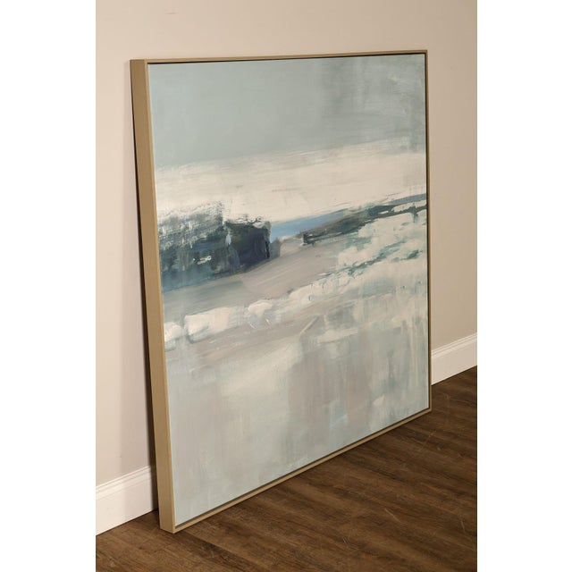 Late 20th Century Abstract Ocean Landscape Painting, 'Off the Path' For Sale - Image 4 of 18