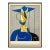 Roy Lichtenstein Vintage 1969 Framed Pop Art Lithograph Print " Femme Au Chapeau " 1962 For Sale