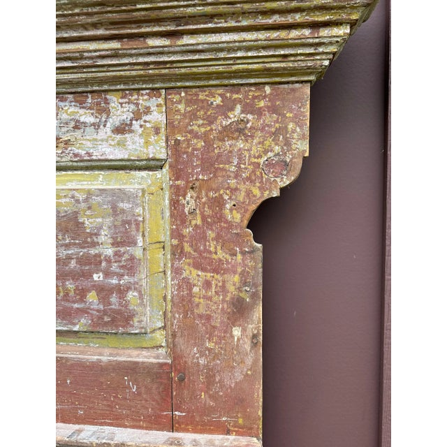 Late 18th Century Late 18th Century American Pine Mantel For Sale - Image 5 of 17