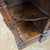 Oak Antique Jacobean Style Walnut Buffet With Ornate Carved Legs, Drawers, & Open Shelving For Sale - Image 15 of 18
