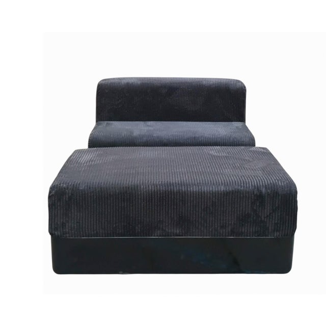 Plastic Set of Chair with Ottoman by Carlo Bartoli for Giuseppe Rossi, Italy, 1970s For Sale - Image 7 of 10
