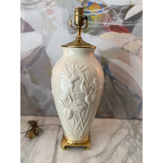 Lenox Masterpiece Collection Creamware Lamp Chairish