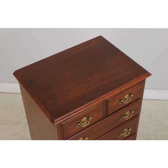 Wood Henkel Harris Cherry 7 Drawer Lingerie Chest For Sale - Image 7 of 16