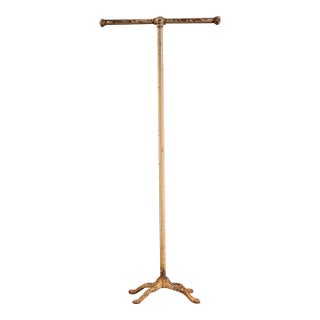 Antique Chippy Garment Rack in Beige For Sale