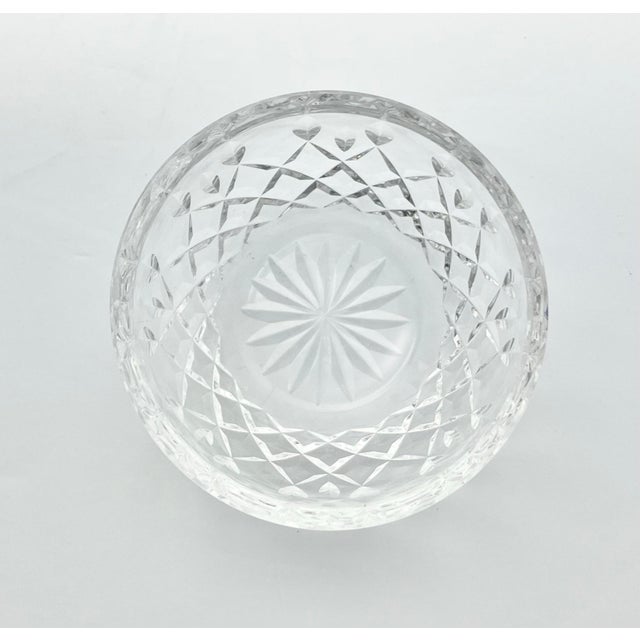 1980s Waterford “Lismore” Crystal Creamer & Open Sugar Bowl Set For Sale In Dallas - Image 6 of 12