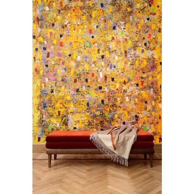 “my work is a sort of “fight for the image” of which the gesture and the color are the protagonists. Color is space, time...