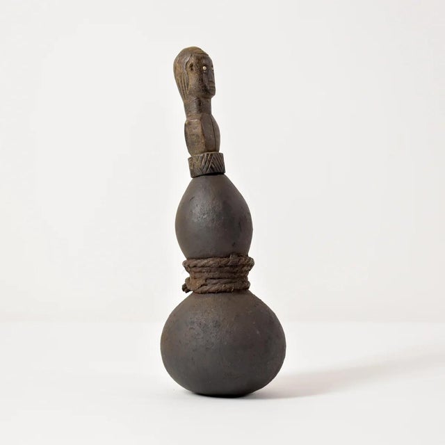 Wood Early 20th Century Nyamwezi Diviner's Medicine Gourd Tanzania For Sale - Image 7 of 8