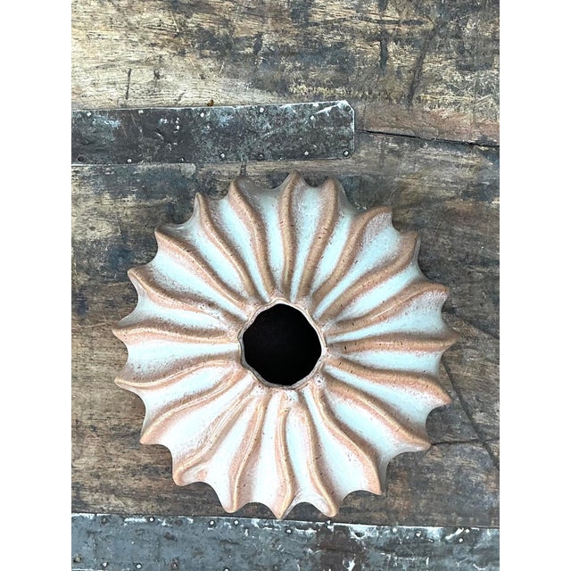 Late 20th Century Vintage Original Studio Pottery Vase For Sale - Image 5 of 12