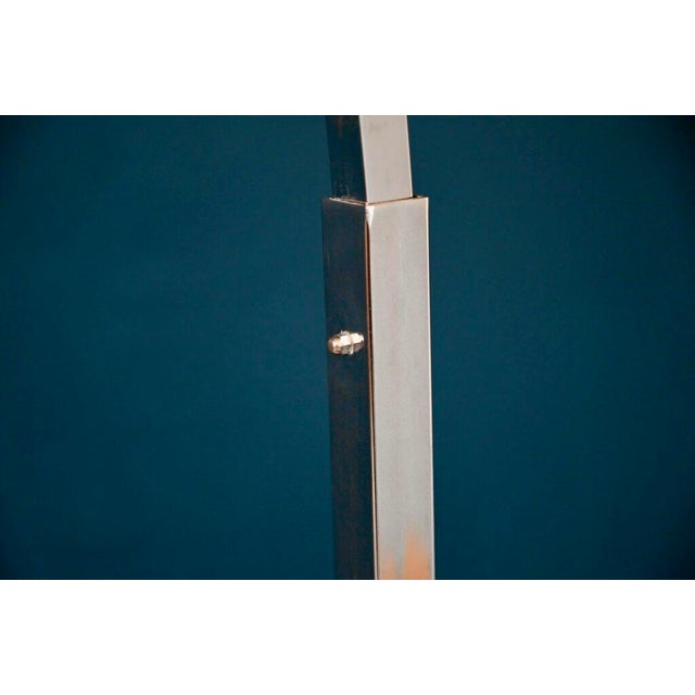Italian Space Age Arc Floor Lamp in Marble and Chrome, 1970s For Sale - Image 10 of 16