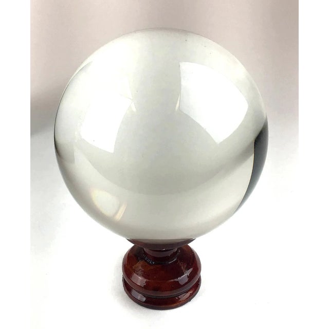 1970s X-Large Crystal Ball For Sale - Image 4 of 11