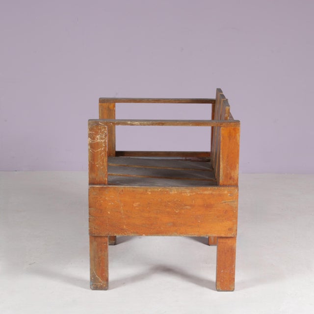 Teak Armchair in the style of Rietveld, Netherlands, 1960s For Sale - Image 5 of 12