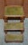 Stunning Antique Circa 1810 George III Elm & Leather Library Steps Georgian Home For Sale In Dallas - Image 6 of 12
