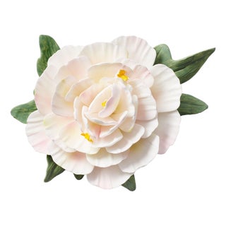 AERIN Bloom Porcelain Flower, Pale Pink For Sale