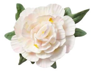 AERIN Bloom Porcelain Flower, Pale Pink