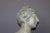 Bust of Young Woman in Ceramic with Blue-Green Patina by Léopold Bernard Bernstamm for Emile Muller, 1890s For Sale - Image 10 of 15