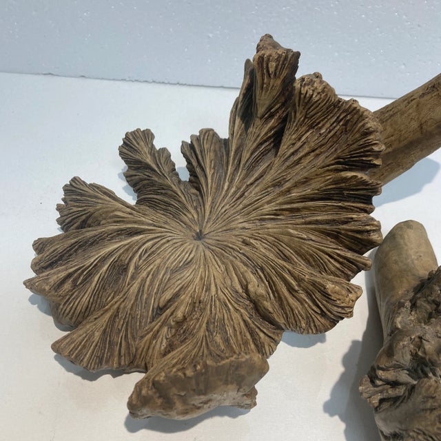 Contemporary Volcanic Flower Decorative Sculptures For Sale - Image 3 of 4