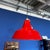 Vintage Red Pendant Lamp from Louis Poulsen, Denmark, Mid-20th Century For Sale - Image 6 of 6