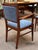 Set of Six European Mid Century Modern Mahogany Framed Dining Chairs c.1960 For Sale - Image 9 of 14