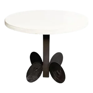 Mid-Century Italian White Marble Statuary Coffee Table by Mac Architecture, 1980