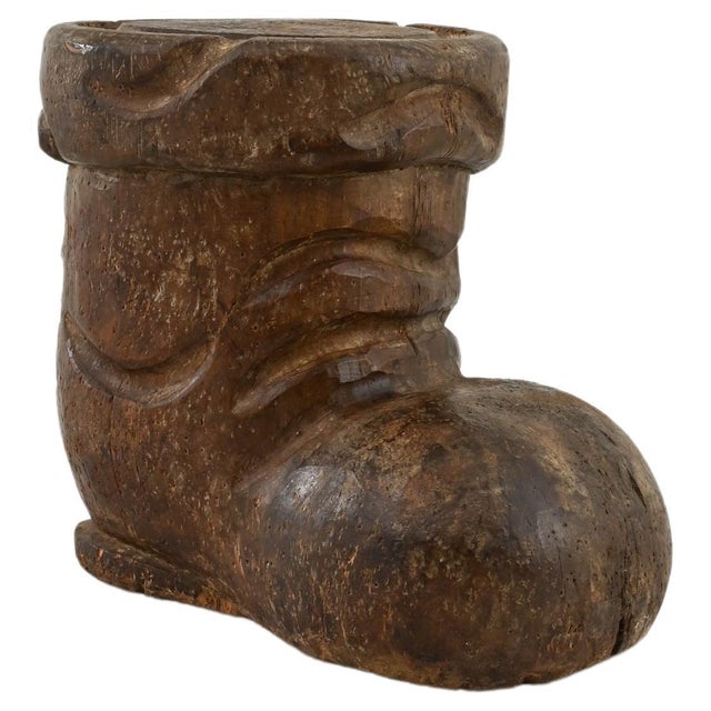 20th Century French Carved Wooden Boot Decoration For Sale - Image 15 of 18