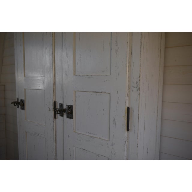 White White Wooden Cabinet, 1950s For Sale - Image 8 of 16